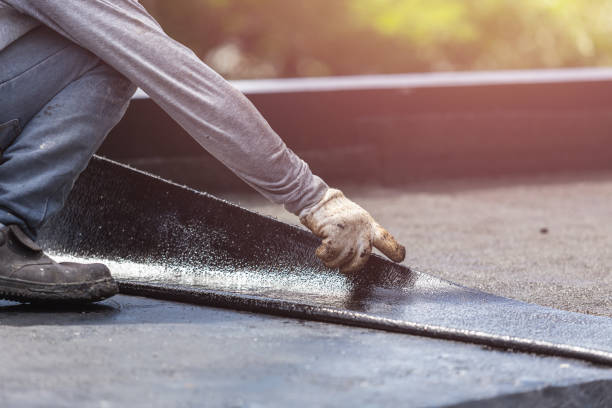 Professional Exterior Waterproofing technician working in La Grange, KY